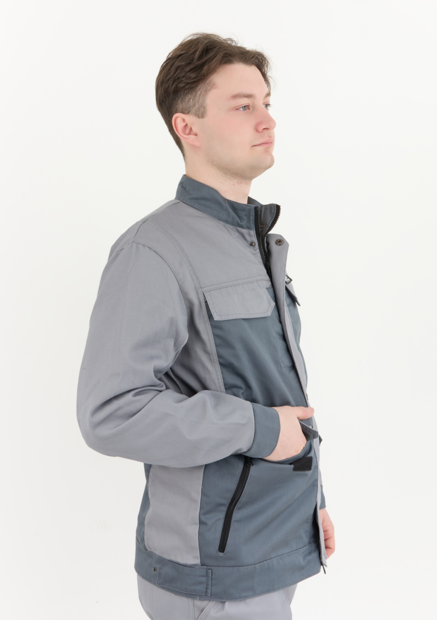 Костюм ИТР NEW ENERGY Антарес, серый/т.серый