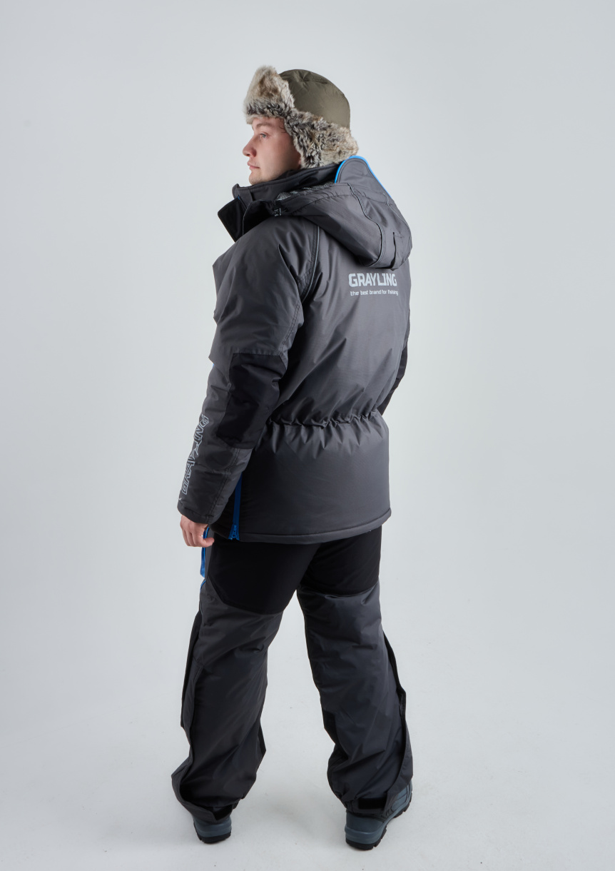 Камчатка МАГМА костюм для рыбалки GRAYLING. зимний, т.графит-синий