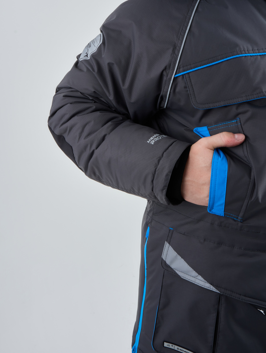 Камчатка МАГМА костюм для рыбалки GRAYLING. зимний, т.графит-синий