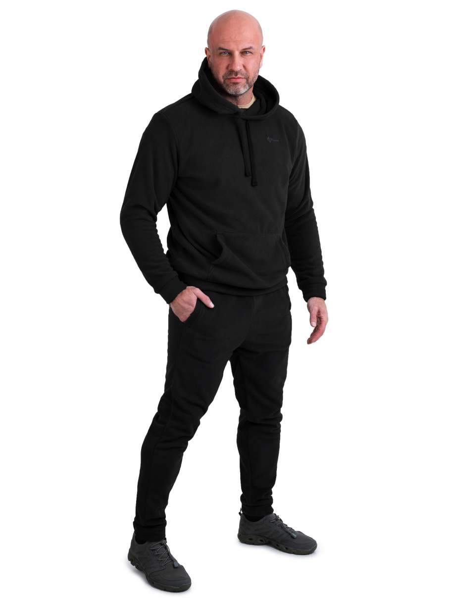 Клён костюм флисовый мужской ORION Active, черный
