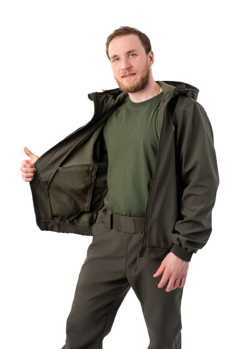 Барс костюм ORION Active, демисезонный, полофлис, хаки