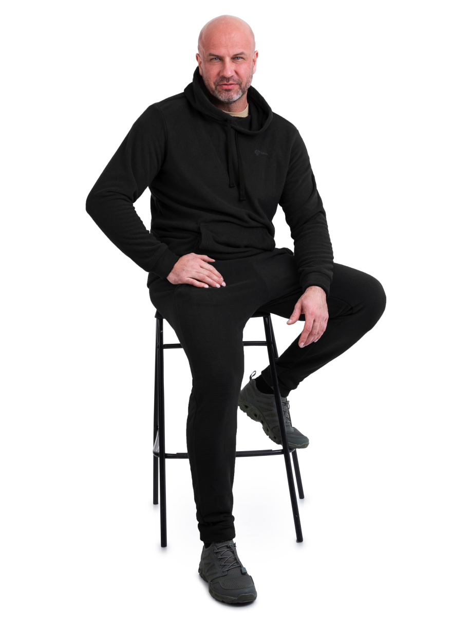Клён костюм флисовый мужской ORION Active, черный